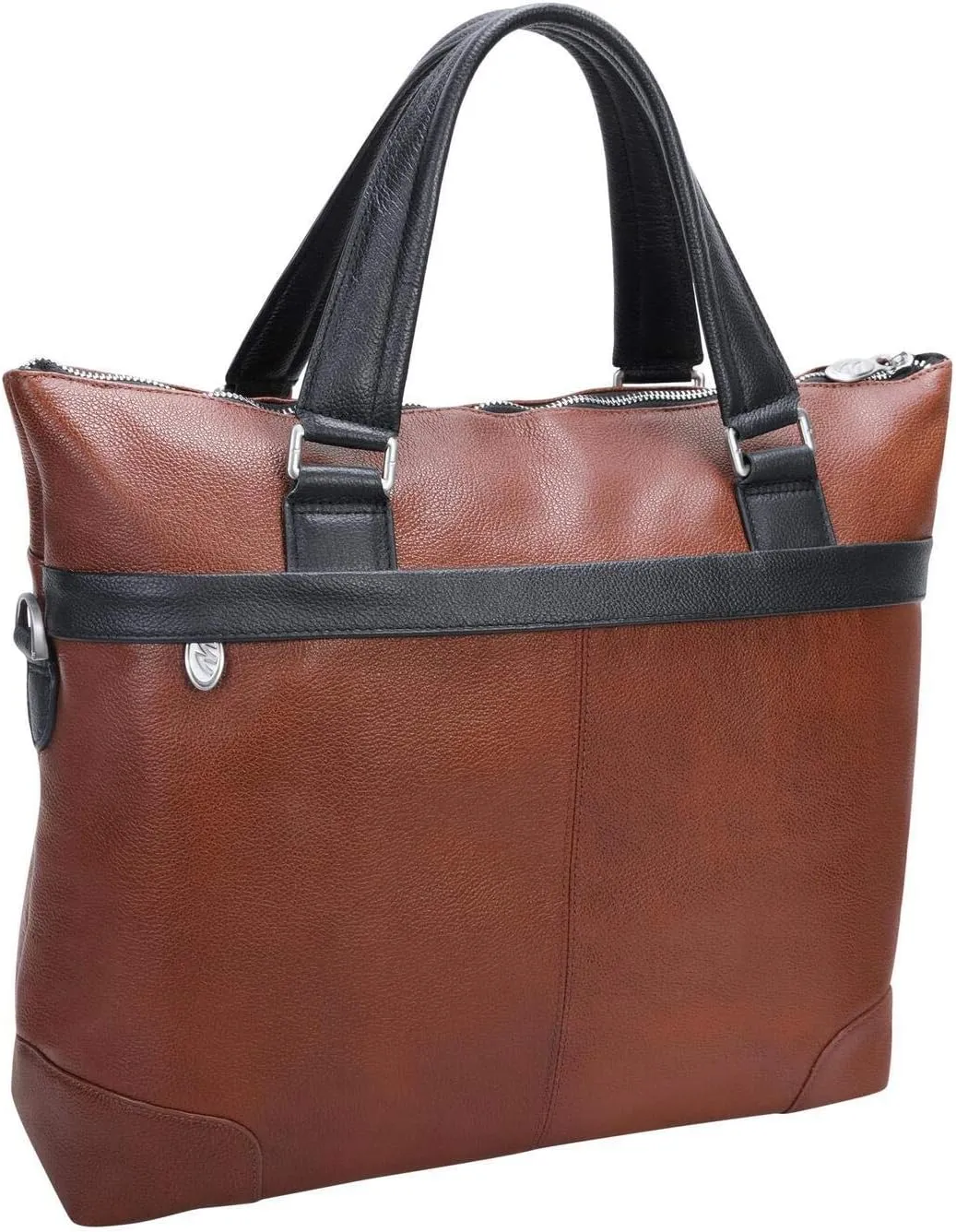 McKlein 15" Leather, Two-Tone, Laptop & Tablet Briefcase- EASTWARD