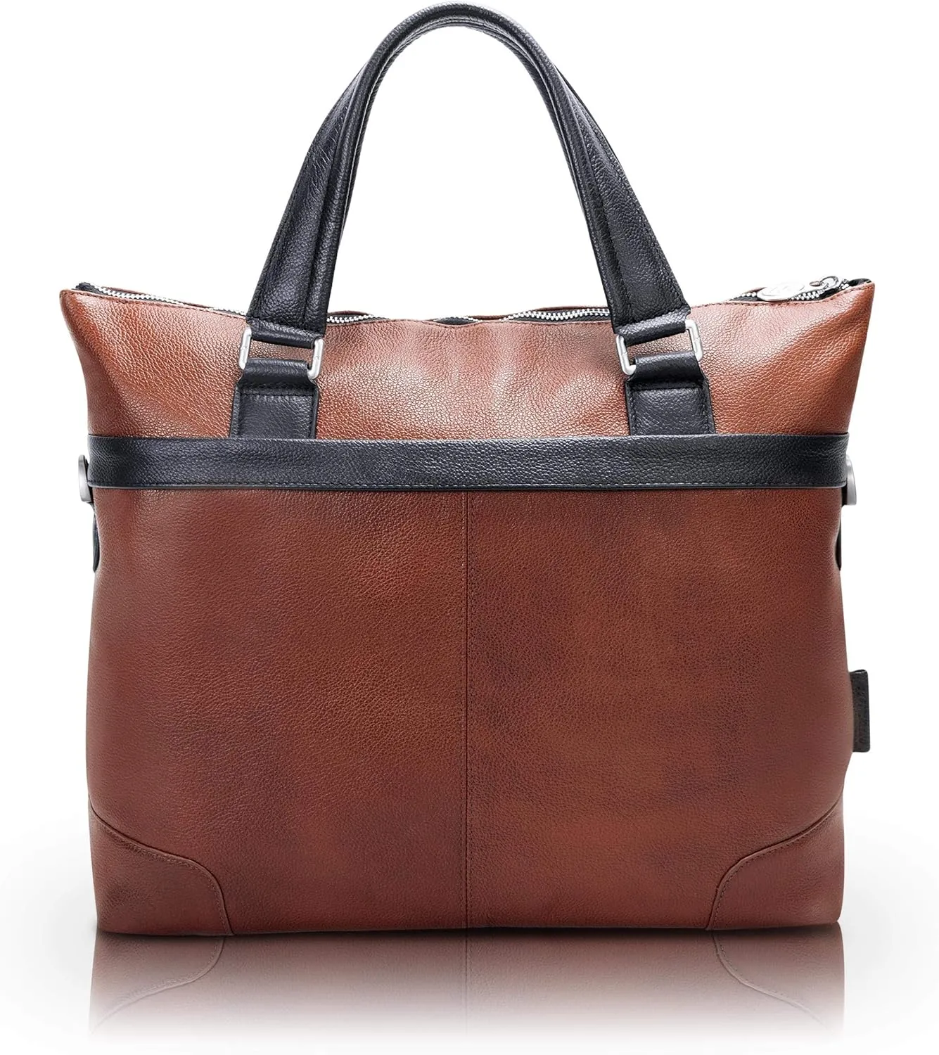 McKlein 15" Leather, Two-Tone, Laptop & Tablet Briefcase- EASTWARD