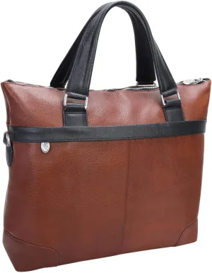 McKlein 15" Leather, Two-Tone, Laptop & Tablet Briefcase- EASTWARD