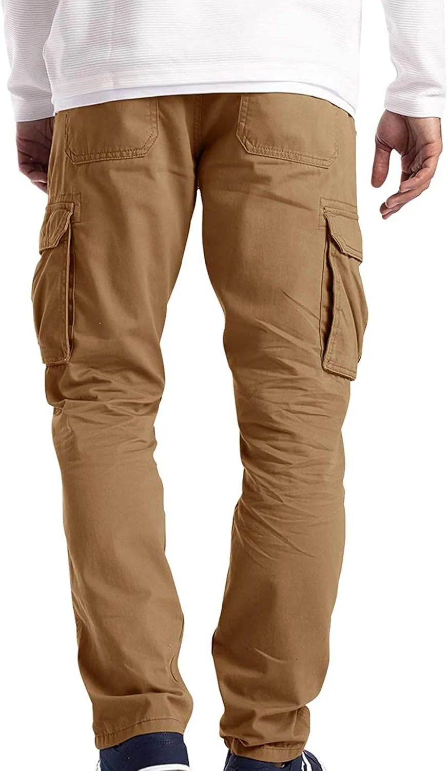 Men's Cargo Sweatpants Cargo Trousers Utility Pants with Zip Pockets Joggers for Men Cargo Athletic Mens Joggers Pants