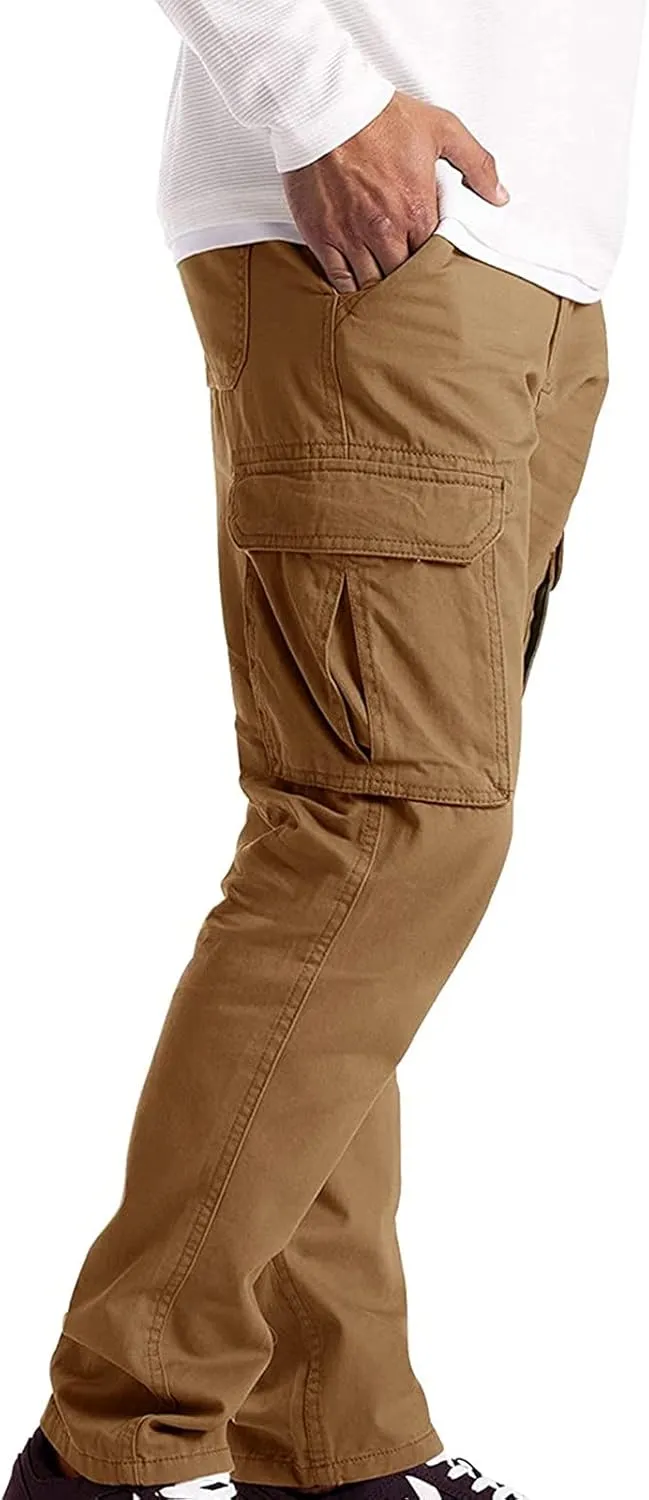 Men's Cargo Sweatpants Cargo Trousers Utility Pants with Zip Pockets Joggers for Men Cargo Athletic Mens Joggers Pants
