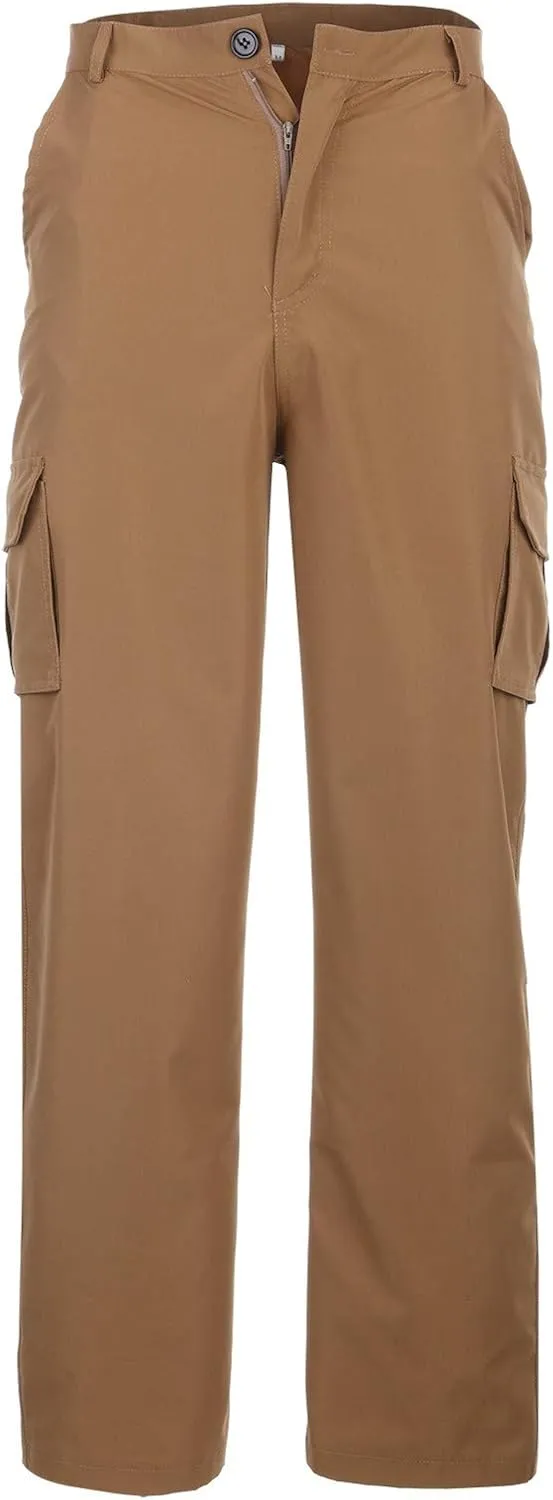 Men's Cargo Sweatpants Cargo Trousers Utility Pants with Zip Pockets Joggers for Men Cargo Athletic Mens Joggers Pants