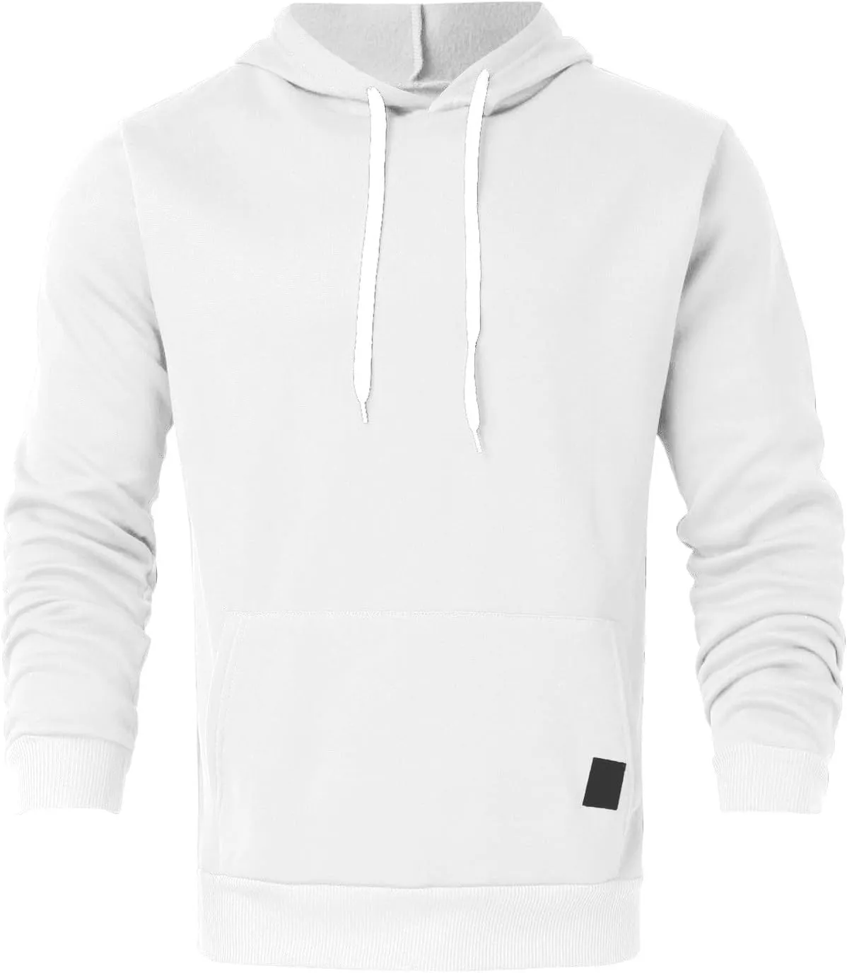 Mens Oversized Plain Hoodie: Lightweight Heated Workout Sweatshirt Oversized Casaul Pullover