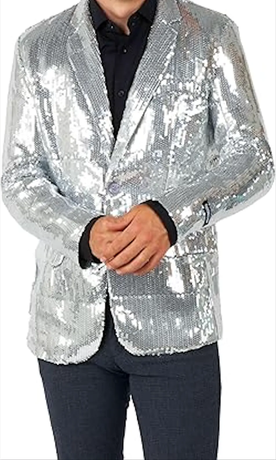 Men's Sequin NYE Red Blazer Jackets