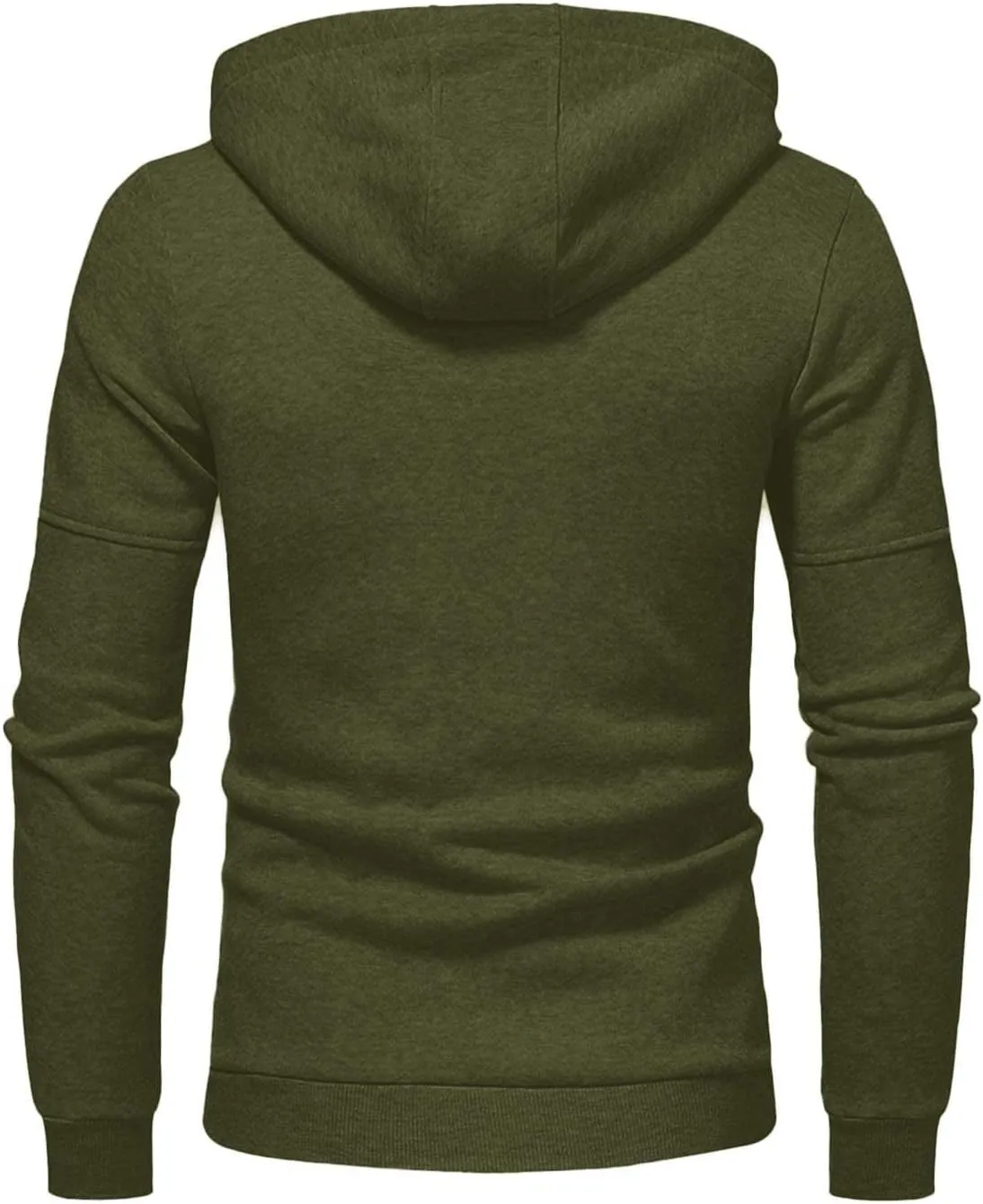 Mens Ultimate Full-Zip Hoodie Men's Spring And Autumn Long Sleeve Half Zip Hoodie Collar Drawstring Hoodies Pullover