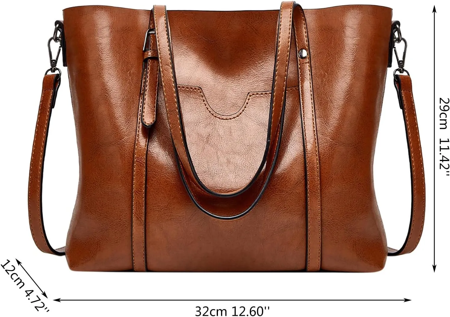 Multi Pocket Shoulder Bags for Woman Crossbody Purses and Handbags Lightweight Pocketbook Lightweight Puffer Bag(Brown)