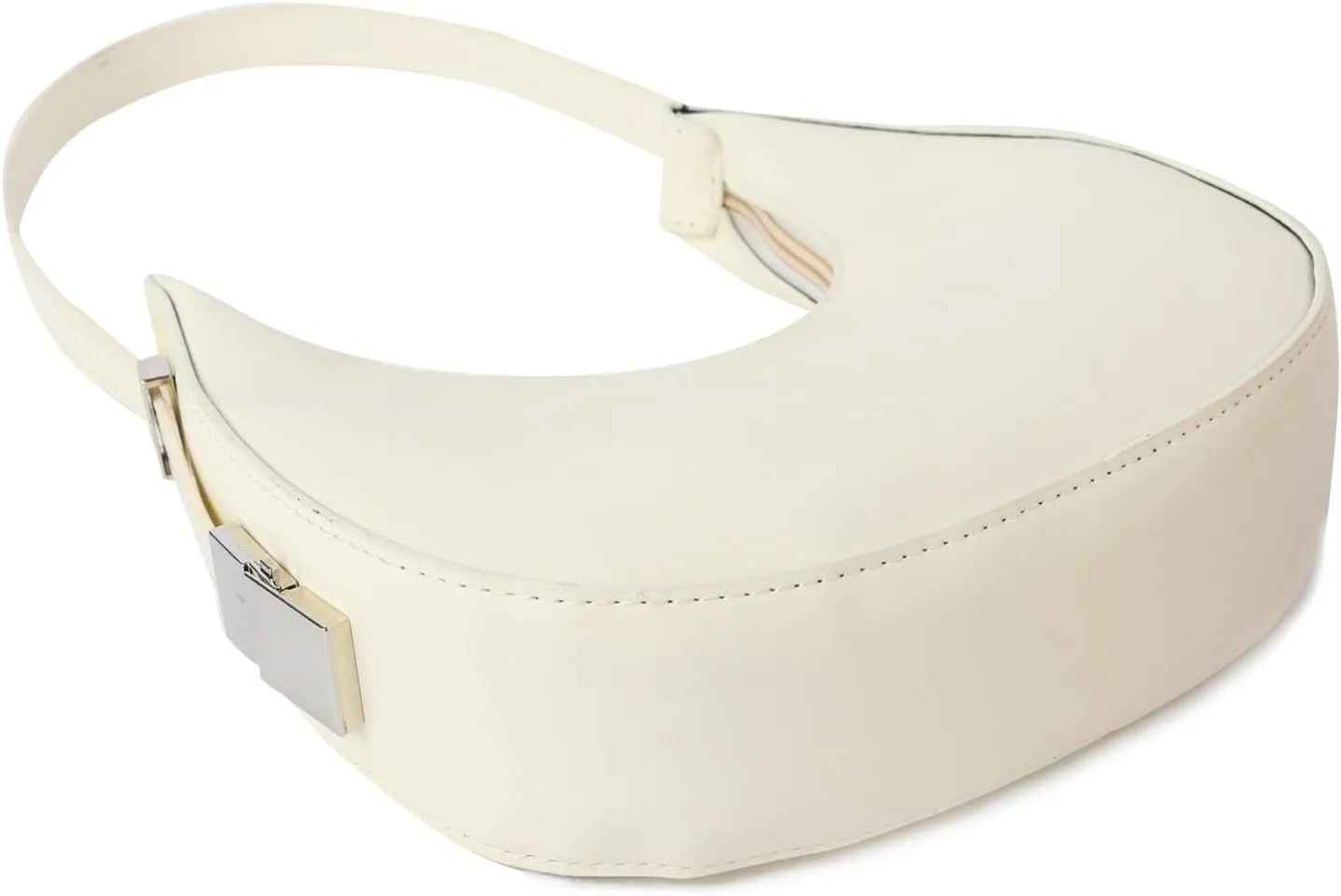 Multi Pocket Shoulder Bags for Woman Waterproof Nylon Crossbody Bags for Woman Trendy Womens Elegant Evening Bag(White)