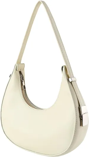 Multi Pocket Shoulder Bags for Woman Waterproof Nylon Crossbody Bags for Woman Trendy Womens Elegant Evening Bag(White)