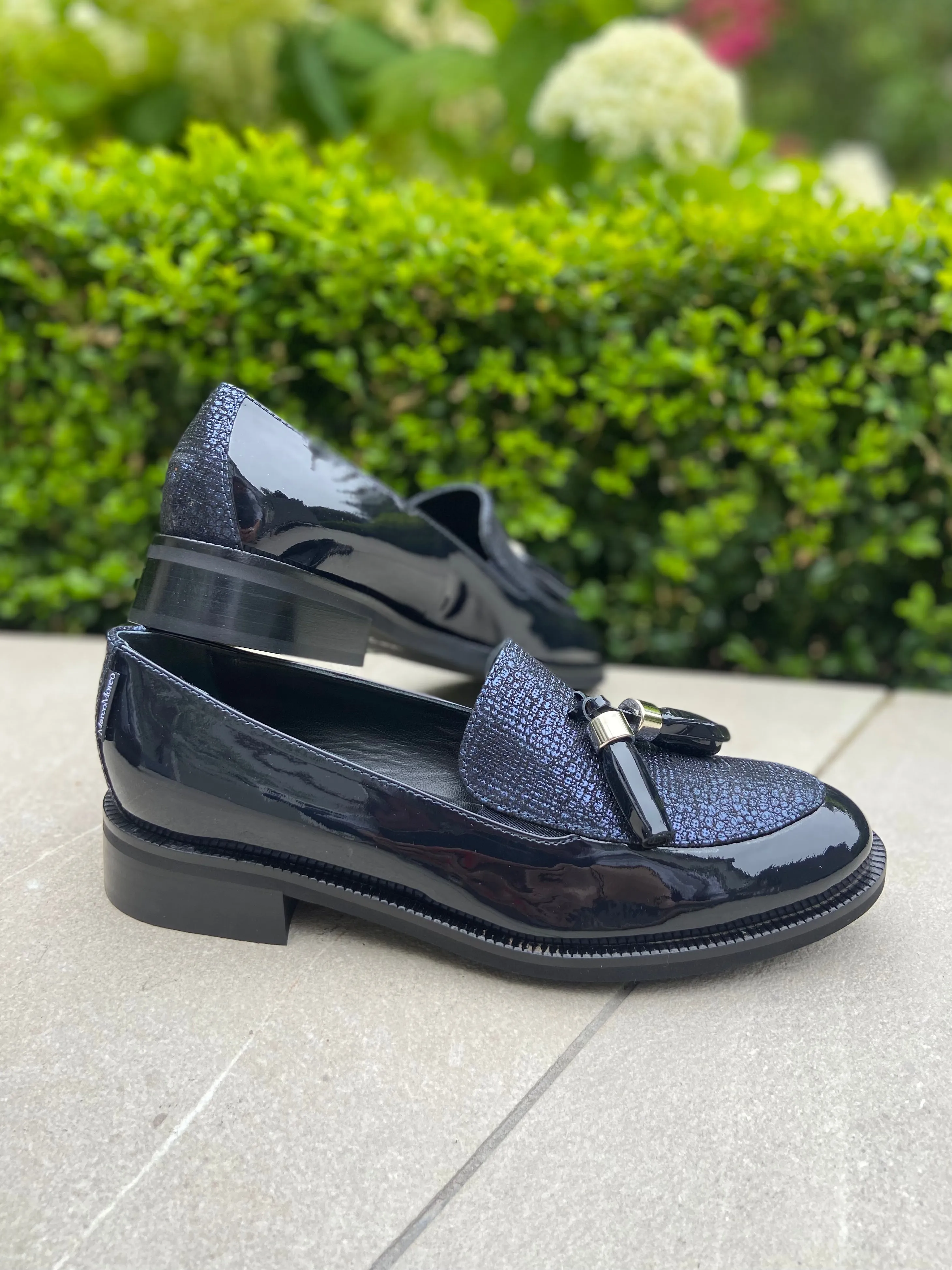 Navy Tassle Loafer