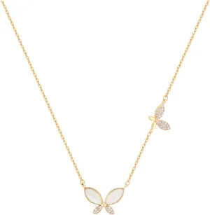 Necklace for Women Sterling Silver Tiny Chocker Necklace Simple Stackable Layer Animal Shaped Clavicle Chain Gold Necklace Girlfriend Bridesmaid Gift
