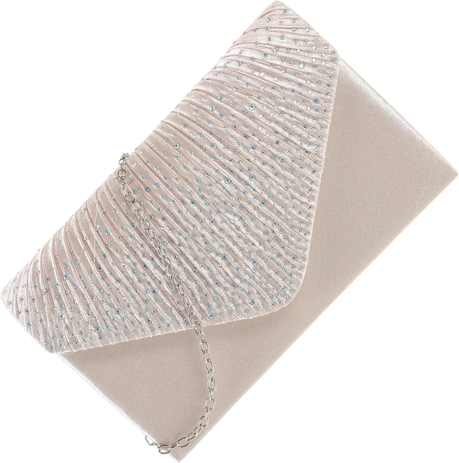 NOLITOY Wedding Clutch Purse for Women White Clutch Purses for Prom Evening Events Hot Diamond Envelope Bag