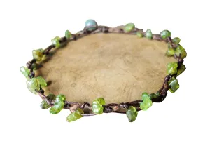 Peridot anklets,stone anklets,green anklets,women anklets,men anklets,fashion anklets