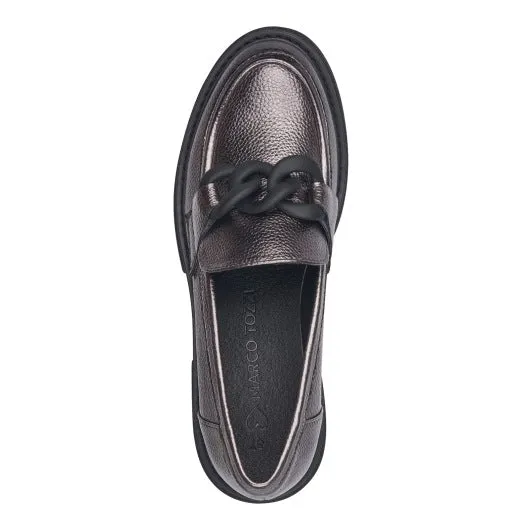 Pewter Chunky Loafer - pewter