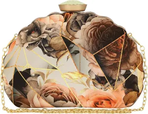 Printed Quirky Metal Clutch Bag | Clutch Purses for Women | Clutch Purses for Women Formal | Evening Clutch Purses for Women | Small Clutch Purses for Women