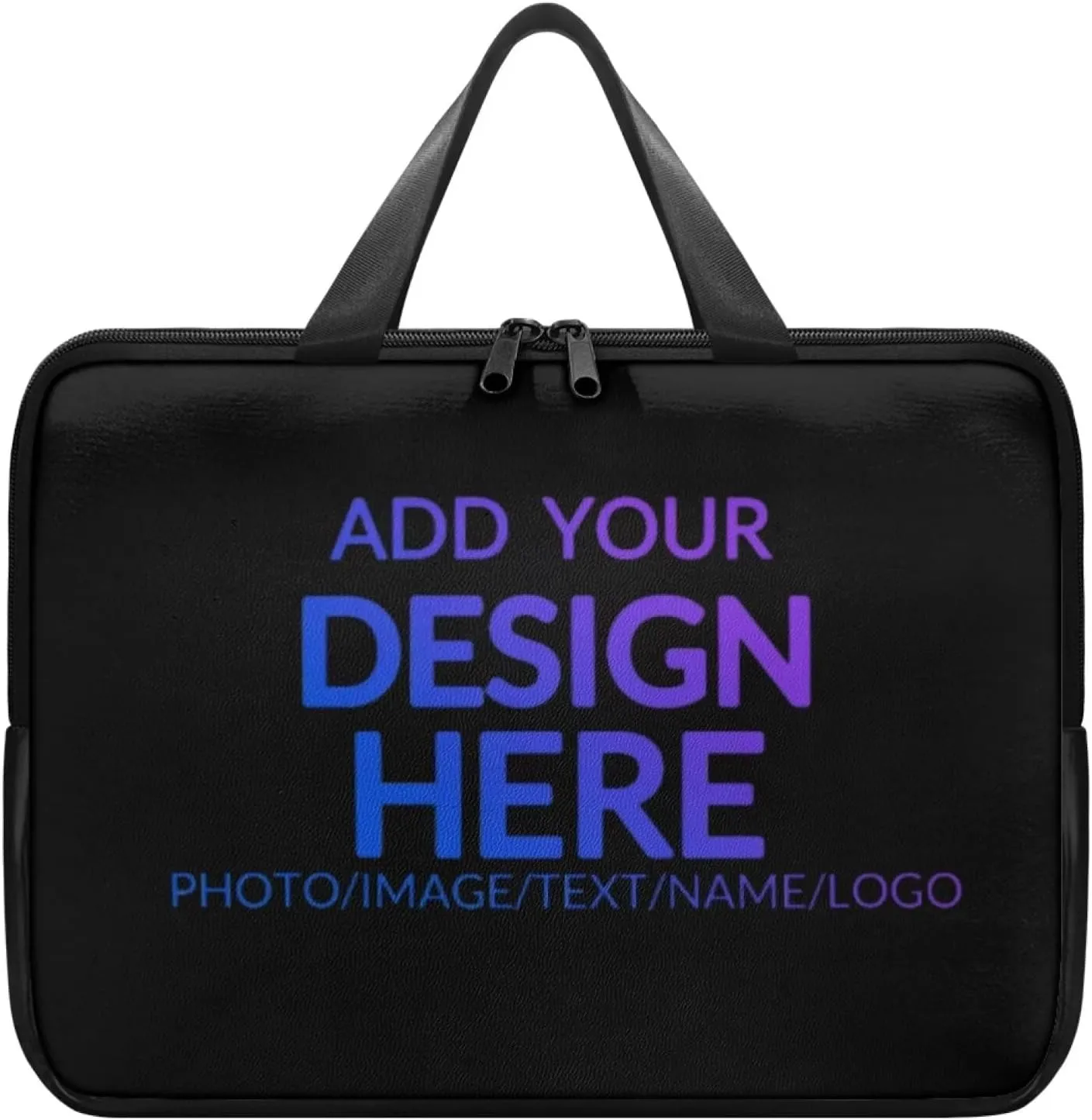 PU Leather Laptop Bag Sleeve, Computer Tablet Handbag Case Notebook Messenger Briefcase