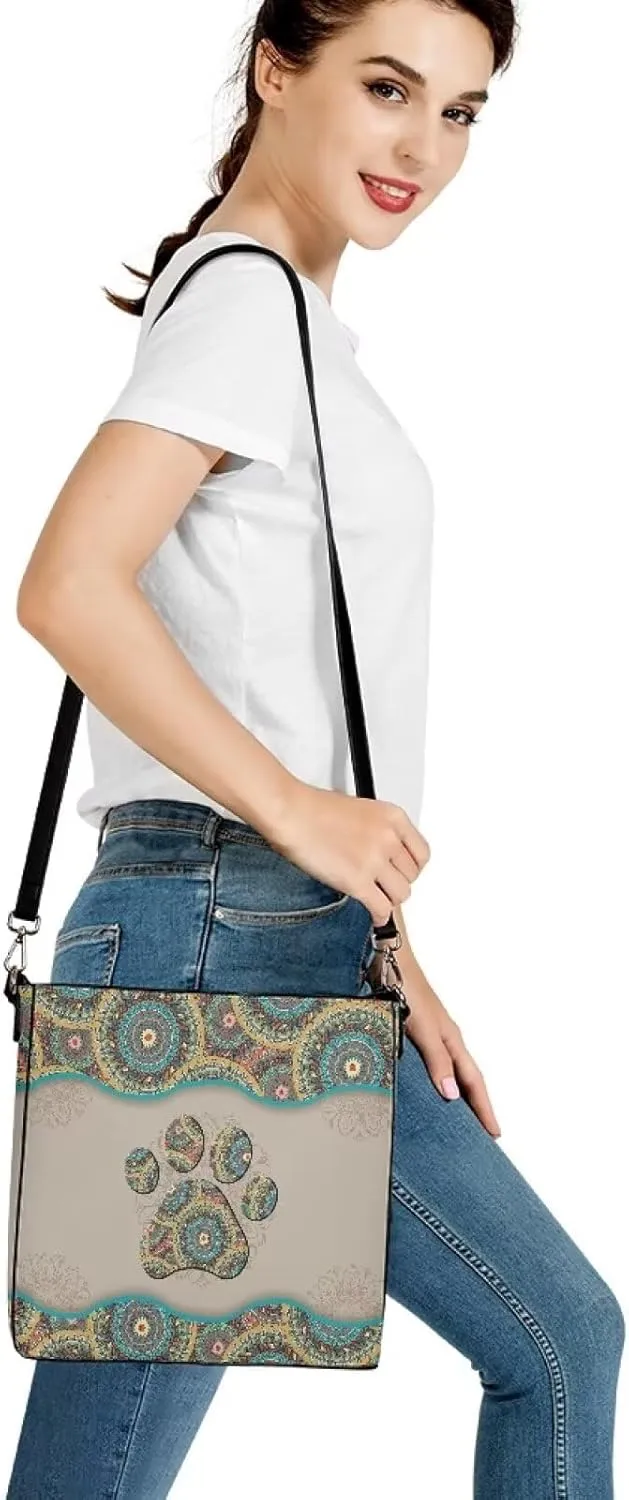 PU Leather Tote Bucket Bags Purse Women's Large Designer Shoulder Handbags for Work Travel Beach or Daily Use