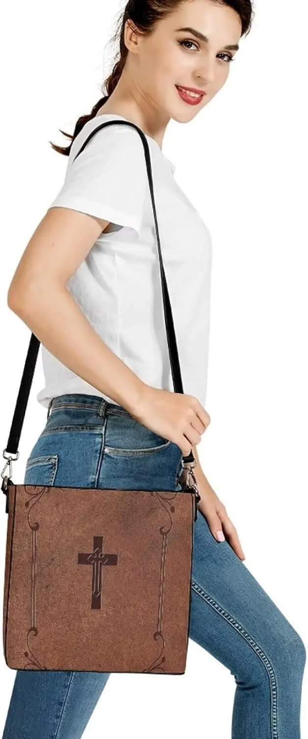 PU Leather Tote Bucket Bags Purse Women's Large Designer Shoulder Handbags for Work Travel Beach or Daily Use