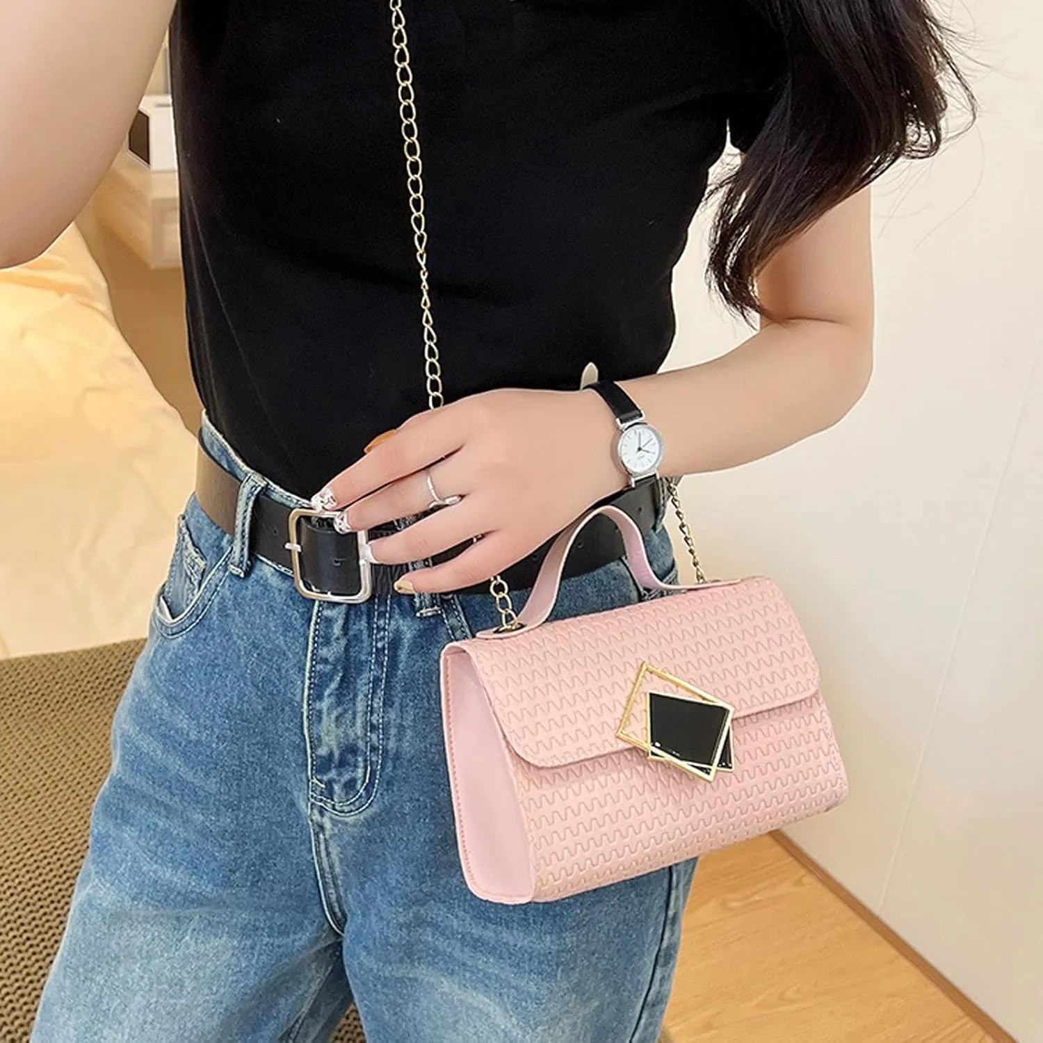 Puffy Crossbody Bags for Women Lightweight Quilted Leather Handbags for Women Beach Bag Water Proof Sandproof(One Size)