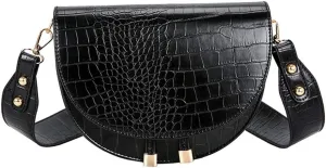 Purses for Women Crossbody Anti Theft Beach Tote Shoulder Bags for Summer Vacation Lightweight Puffer Bag(Black)
