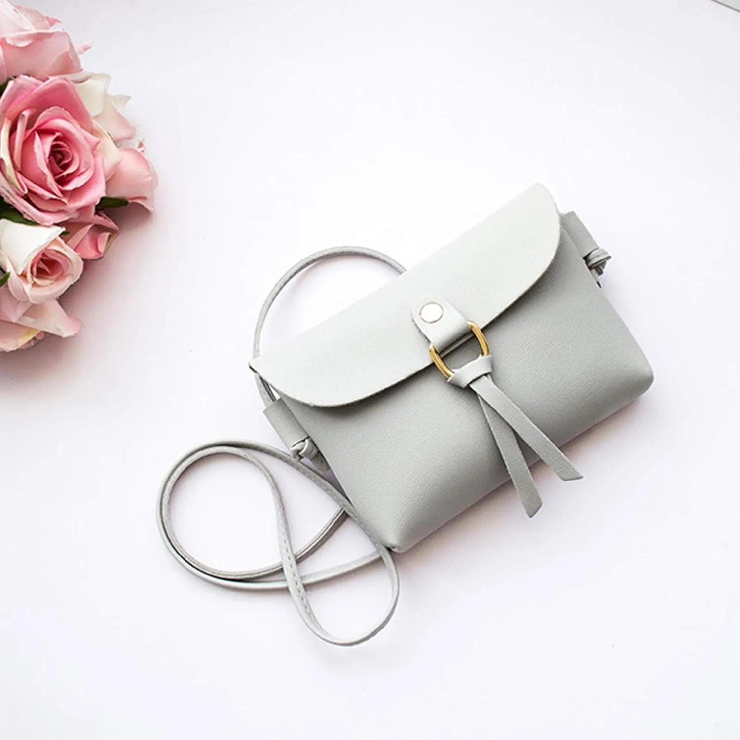 Purses for Women Crossbody Anti Theft Fabric Nylon Multi Pocket Crossbody Bags Nylon Quilted Shoulder Purse(Grey)