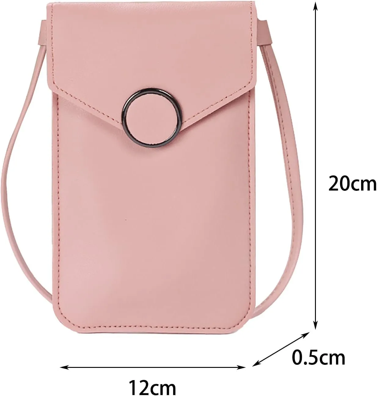 Purses for Women Crossbody Anti Theft Retro Studded Crossbody Bags Small Shoulder Purses Transparent Bag(Black)