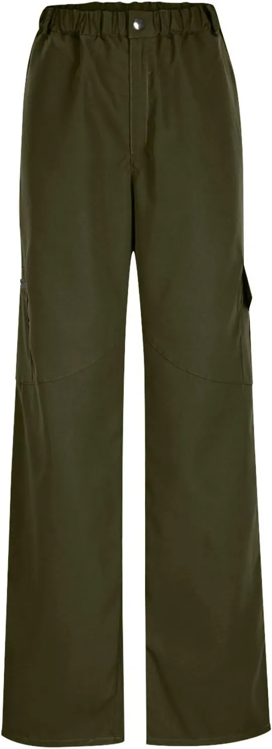 Quick Dry Cargo Pants for Women Lightweight Tactical Hiking Pants with Pockets Elastic Waist Tactical Trouser Bottoms