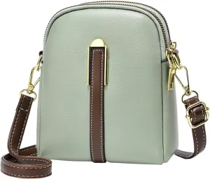 Quilted Crossbody Bags for Women Small Designer Crossbody Bags Women's Carry Options for Work and Daily Use(Green)