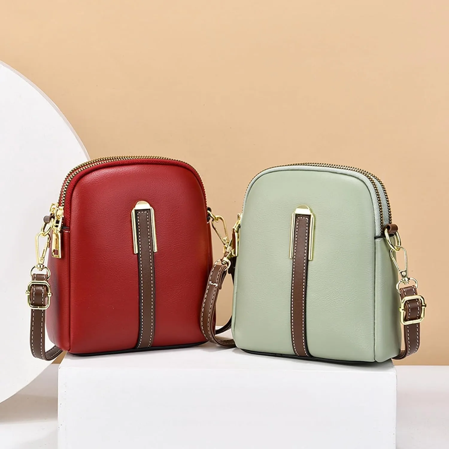 Quilted Crossbody Bags for Women Small Designer Crossbody Bags Women's Carry Options for Work and Daily Use(Green)