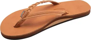 Rainbow Sandals Womens Flirty Braidy Premier Leather w/Single Braided Strap