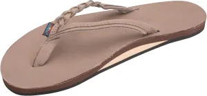 Rainbow Sandals Womens Flirty Braidy Premier Leather w/Single Braided Strap