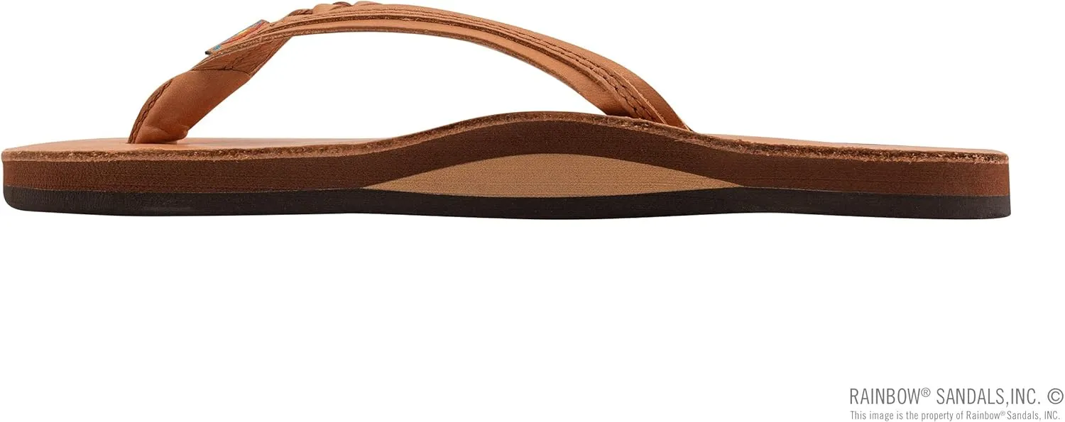 Rainbow Sandals Womens Flirty Braidy Premier Leather w/Single Braided Strap
