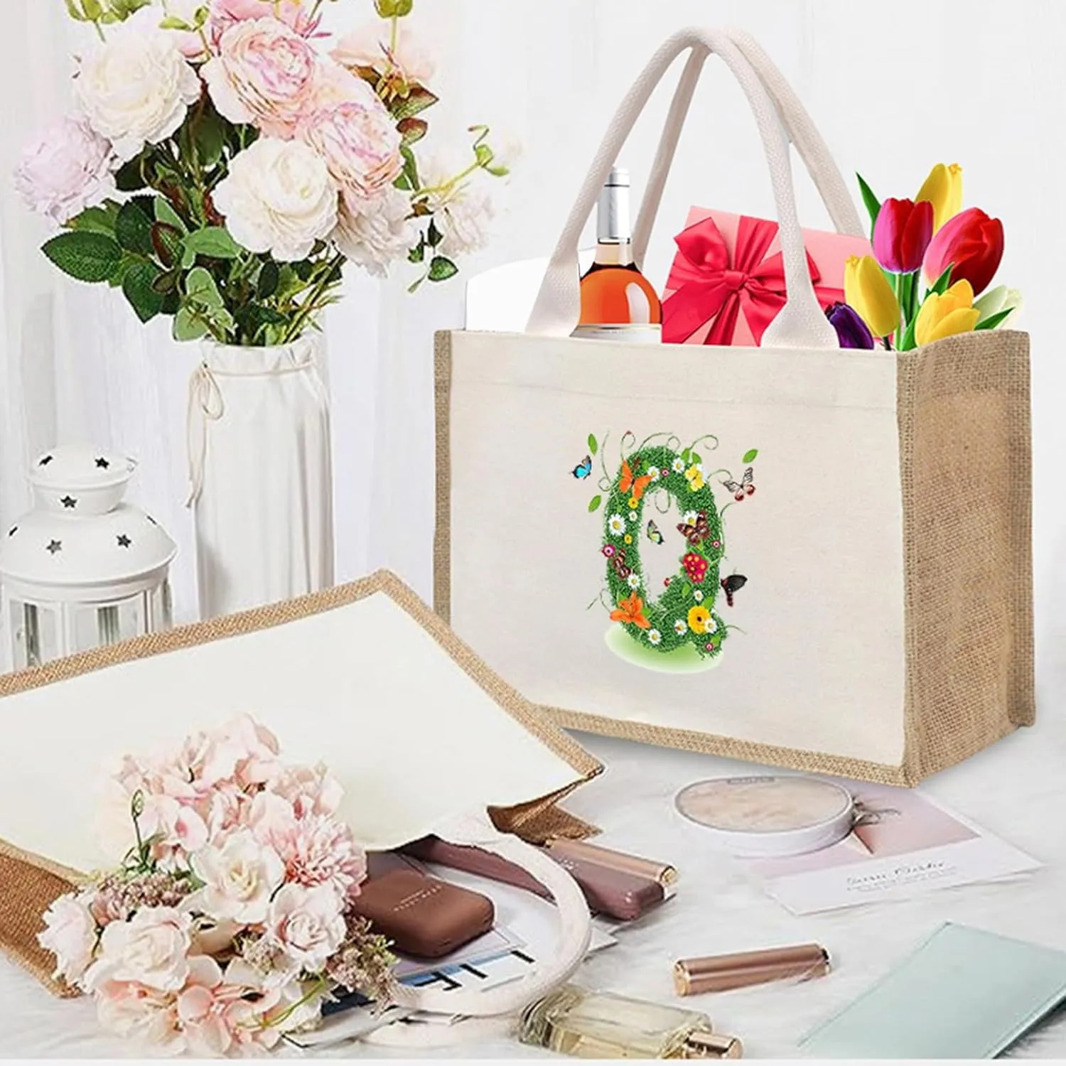 Retro Clutch Underarm Purse Women Bags Mommy Letter Handbag Letter Handbag Shopping Bag Beach Bag