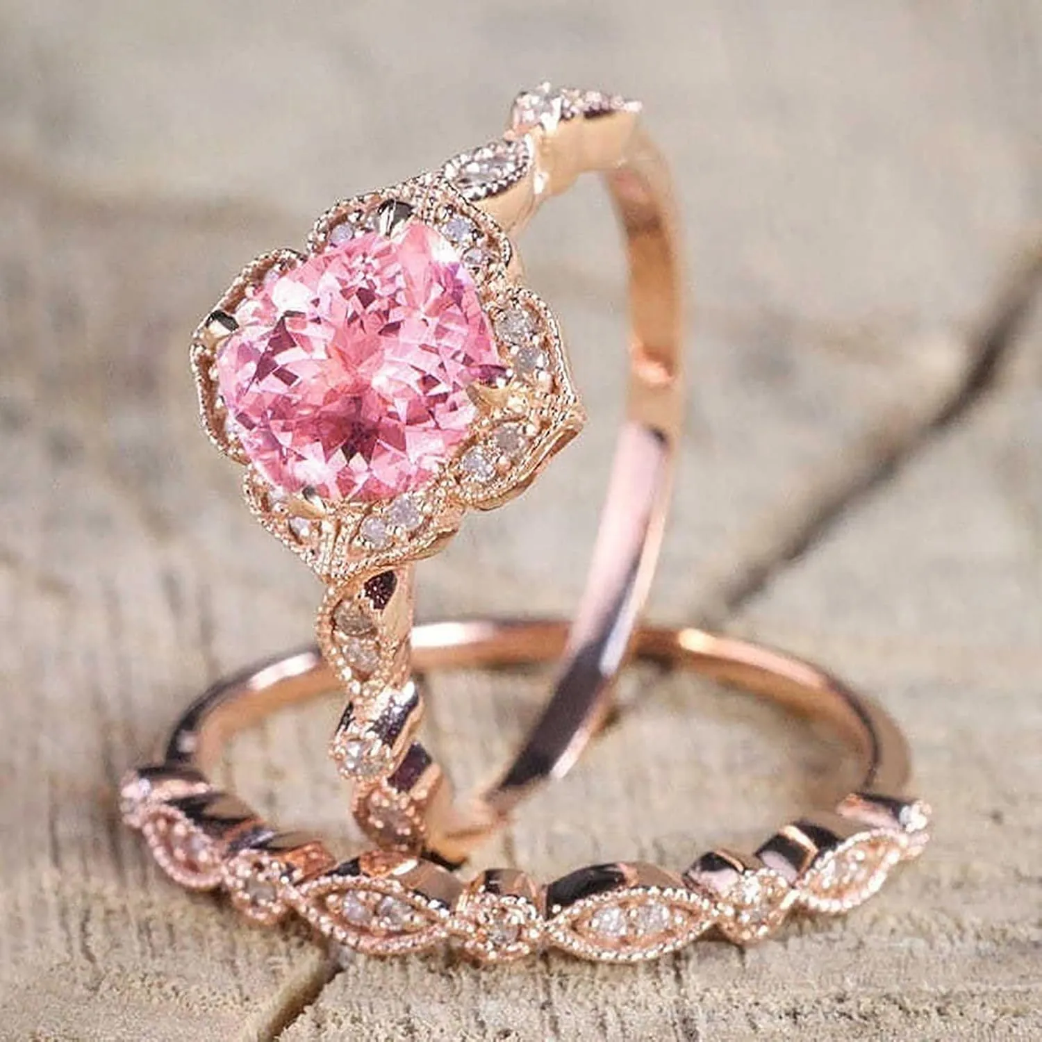 Rings for Kids Party Favors Silver Hollow Carved Crystal Stacking Rings Non Tarnish Trendy Dainty Gold Rings Gold Rings Set Cute Rings Pack Jewelry Gift for Women