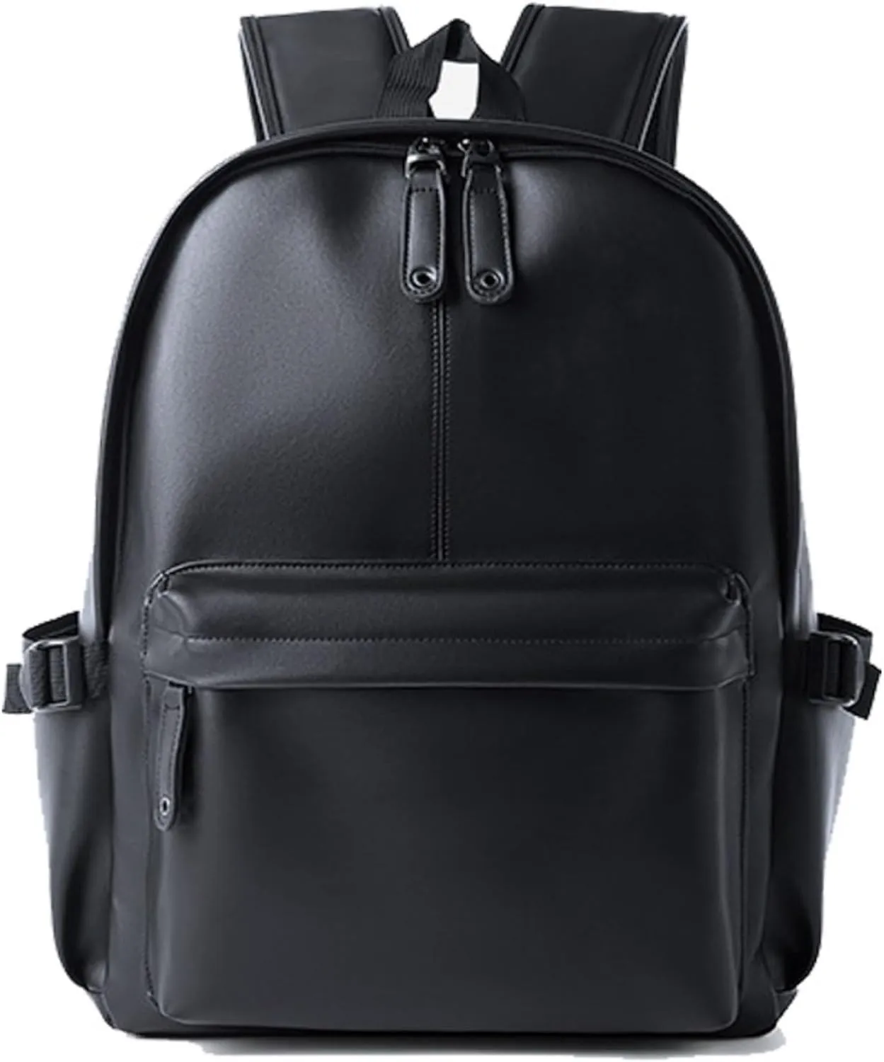 ROSTNK Leather Backpack for Men Black Laptop Computer Backpack Large Capacity Business Ladies Retro Leisure Travel Backpack (Backpack3)