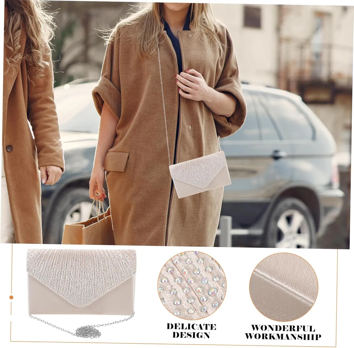 SAFIGLE Dinner Bag Evening Bags for Women Wedding Dress Purse Wedding Clutches and Evening Bags Evening Bags and