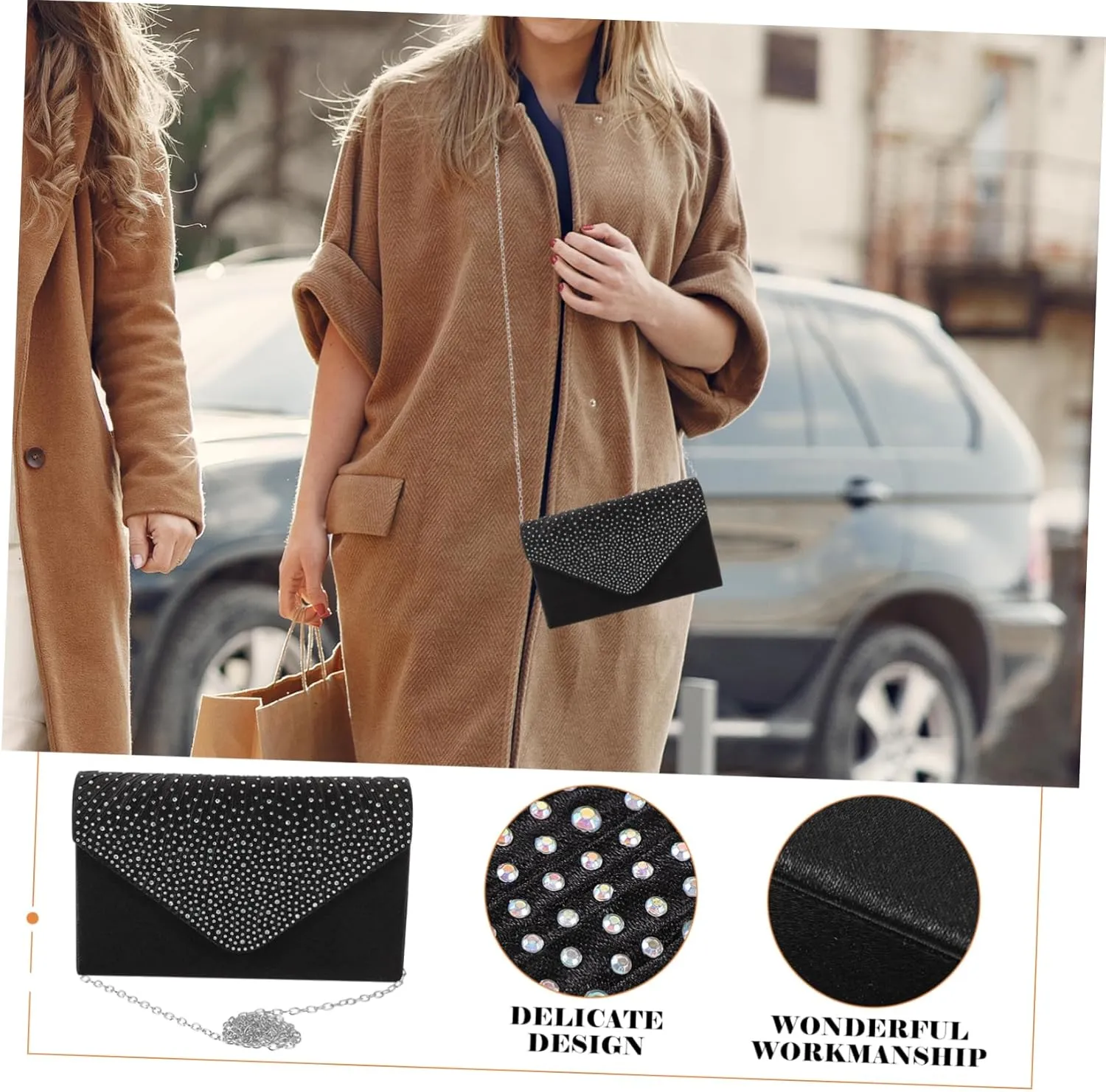 SAFIGLE Dinner Bag Evening Bags for Women Wedding Dress Purse Wedding Clutches and Evening Bags Evening Bags and