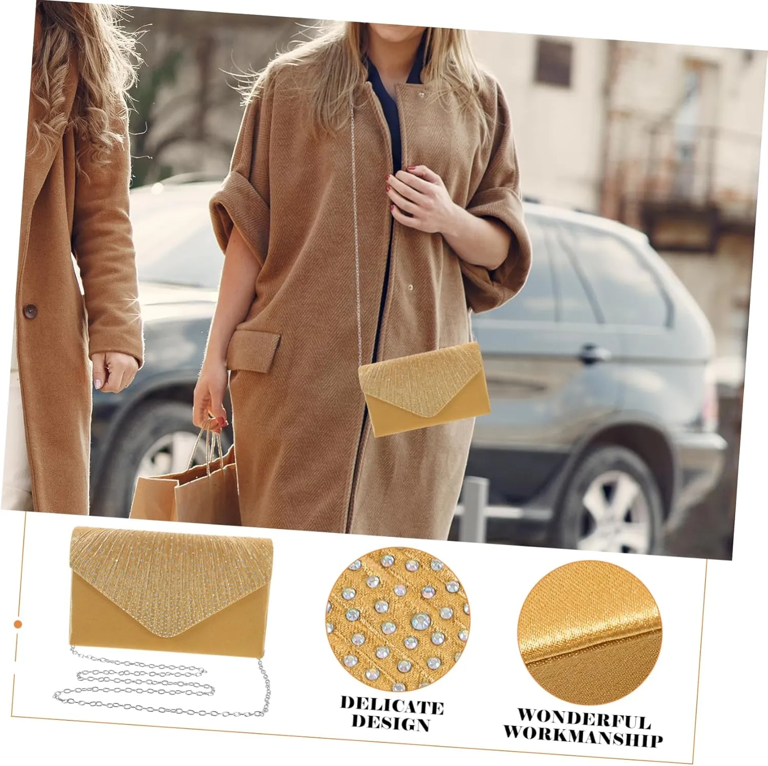 SAFIGLE Dinner Bag Evening Bags for Women Wedding Dress Purse Wedding Clutches and Evening Bags Evening Bags and