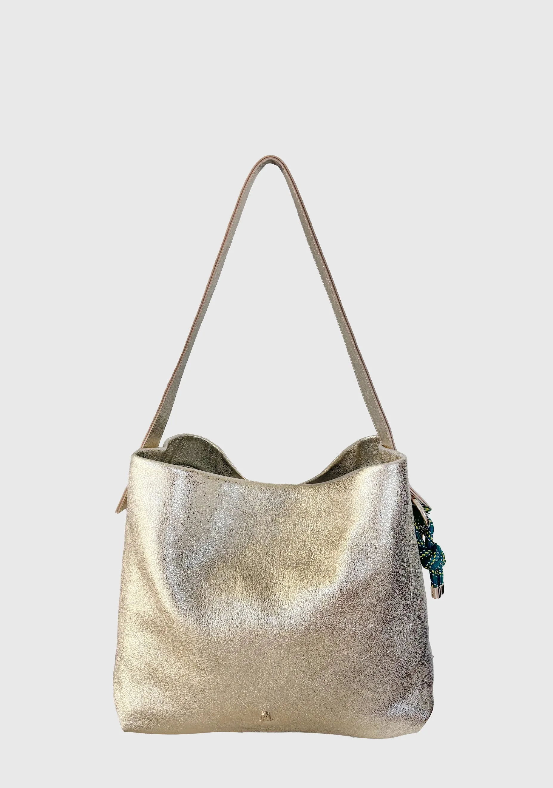 Shift Metallic Bag_Champagne