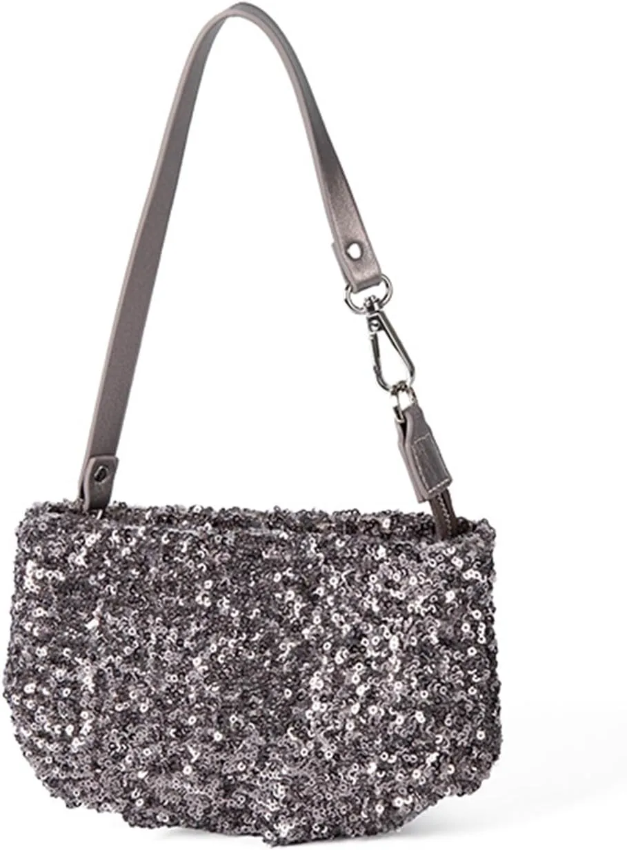Shoulder BagsSparkling Clutches Purse Glitters Evening Bag Sequins Wedding Handbag for Women Girls Chain Crossbody Shoulder Bags