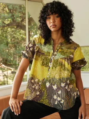 Sierra Blouse Daisy Field