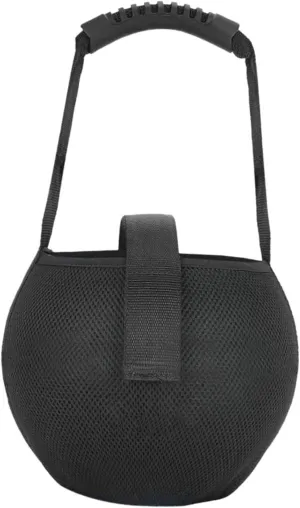 Single Bowling Ball Bag Bowling Ball Tote Handbag Carrier Black Container Case Bowling Mesh Bag for Gym Bowling Accessories