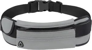 Slim Running Belts for Women, Waterproof Fanny Pack for Men,Phone Holder for Running,Reflective Waist Bag for Men,Runners Belt Pouch,Money Belt,Waist Pack Bag for Workout Camping Running Travel