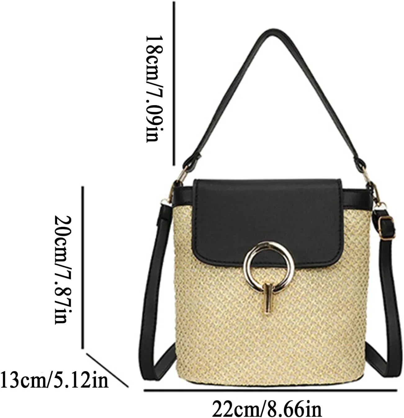 Sling Bags for Women Anti Theft Travel Waterproof Nylon Crossbody Bags for Woman Trendy Beach Accessories(C)