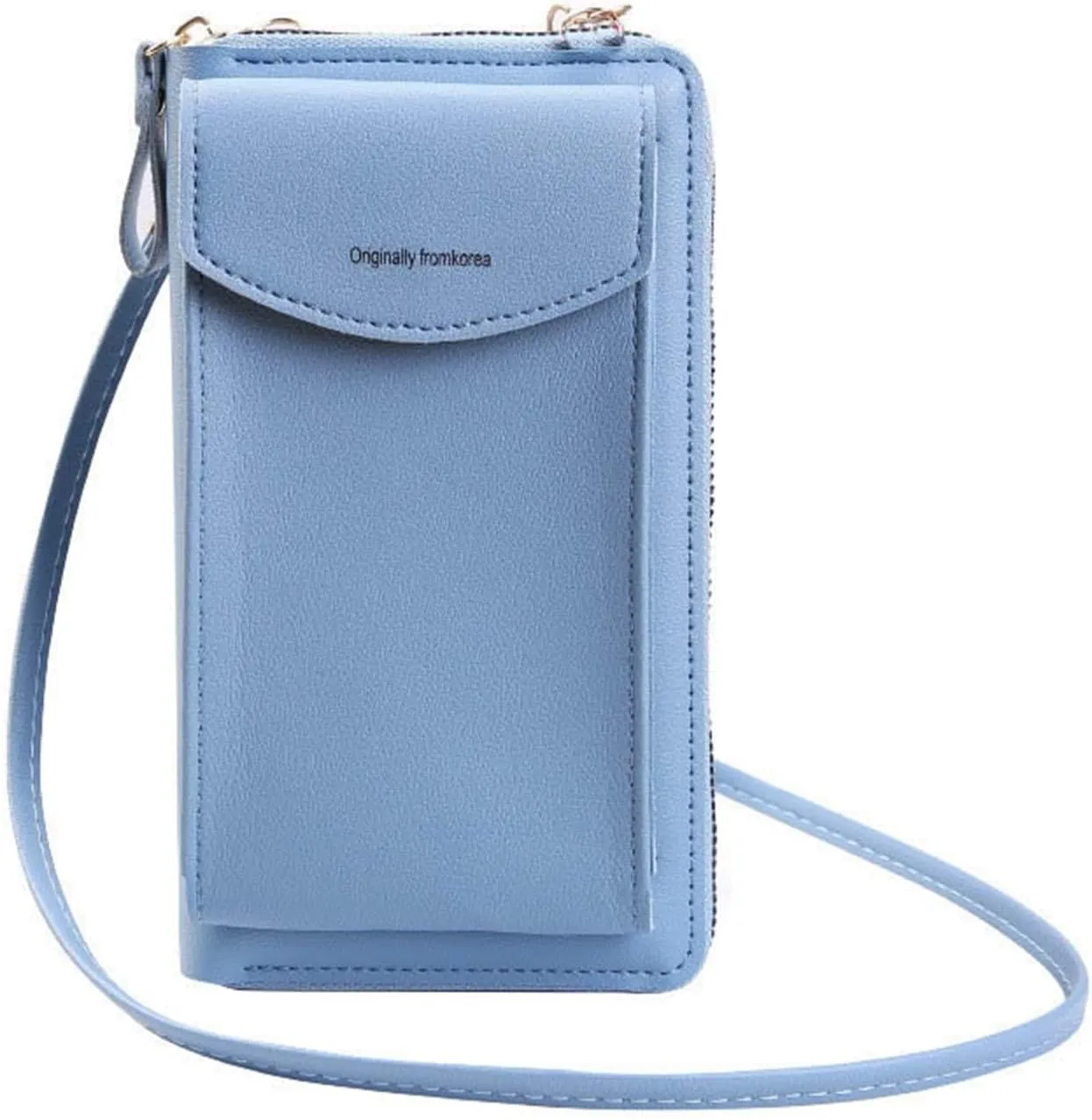 Small Cross Body Bag for Woman Vegan Leather Crossbody Cell Phone Wallet Purses with Adjustable Strap Card Slots