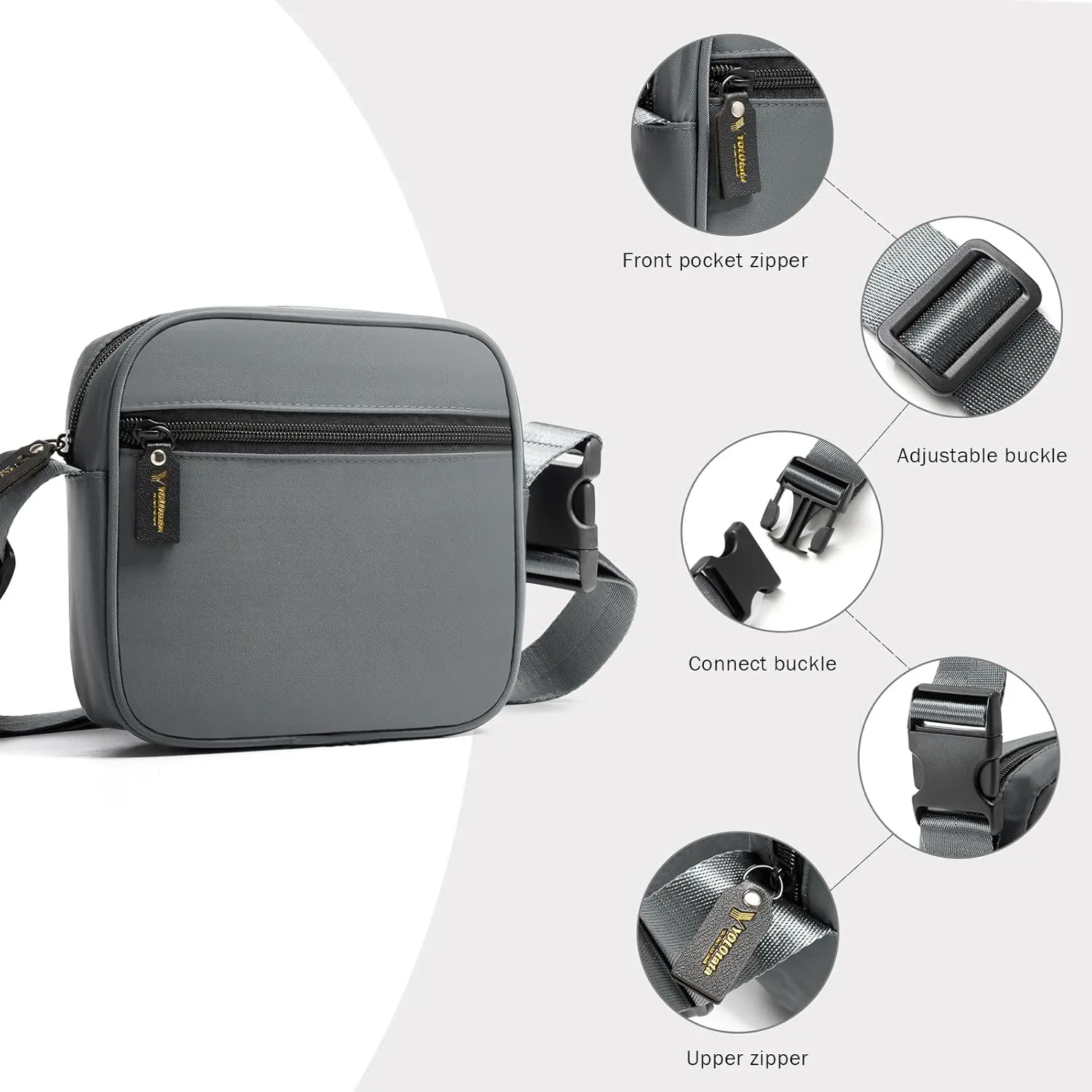 Small Crossbody Bags for Women Waterproof Adjustable Sling for Travel & Everyday Use