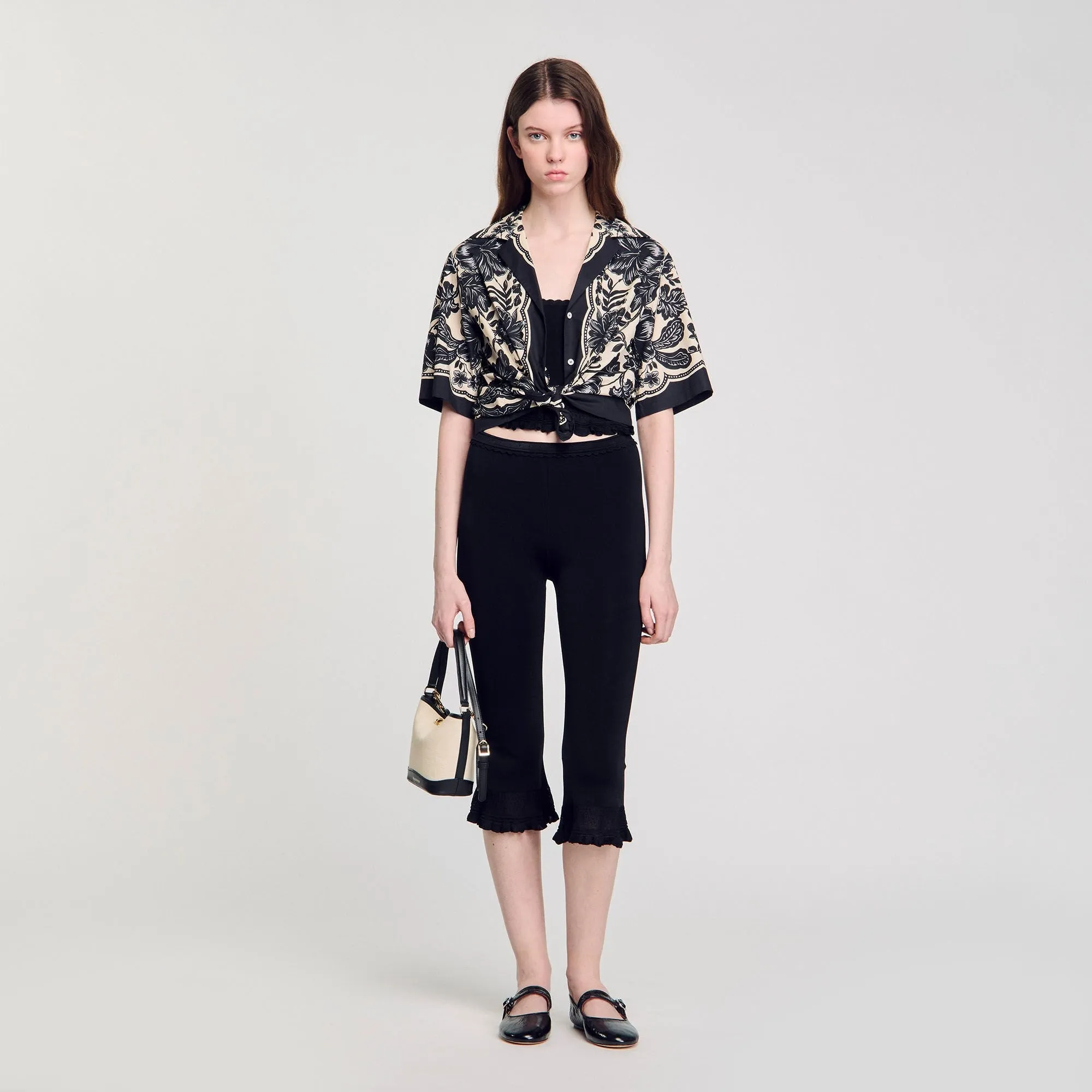Small Tangoso Small Bag Ecru / Black