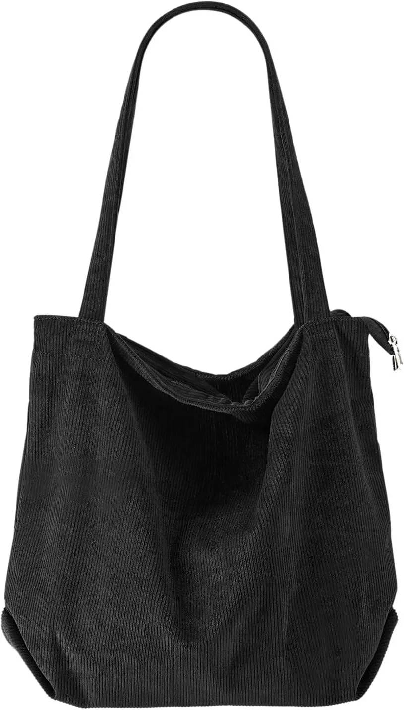 Soft Leather Purses for Women Cute Hobo Tote Handbags Mini Clutch Purses with Zipper Closure Spring Purse 2025(Black)