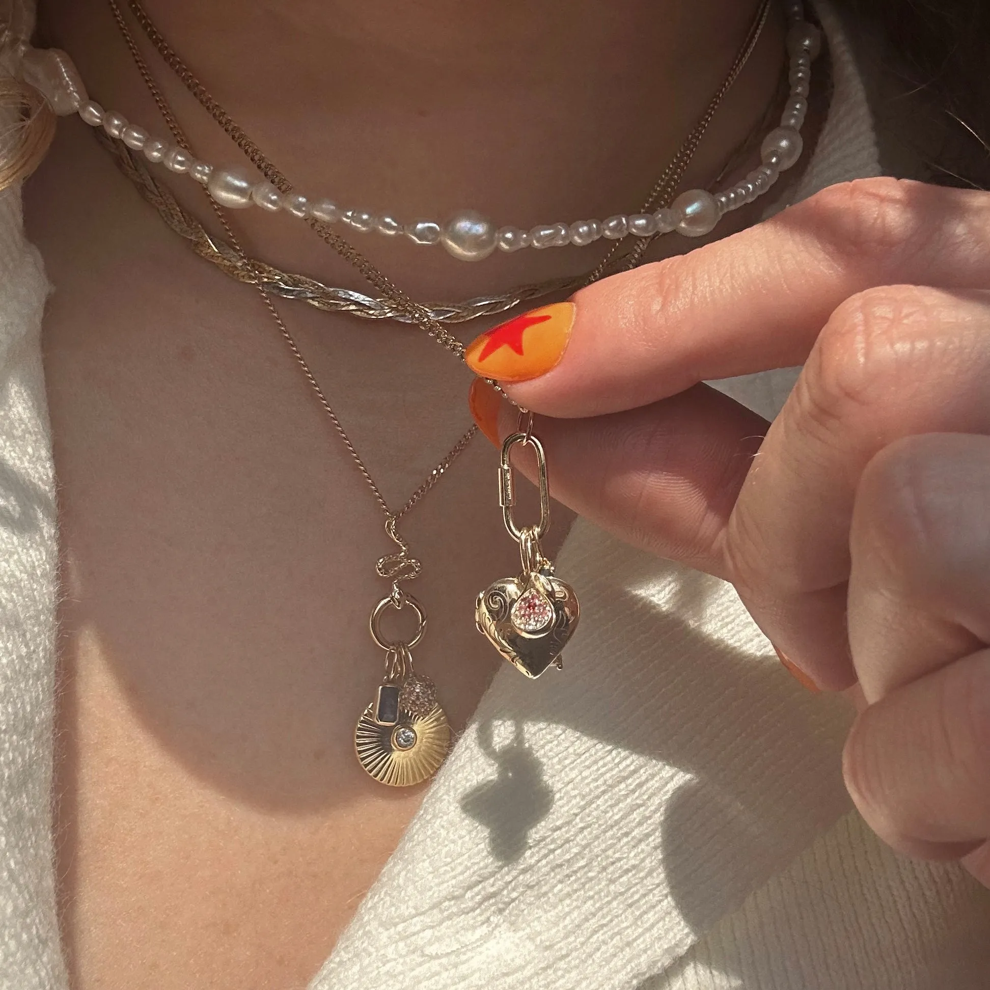 Solid Gold Foodie Charm