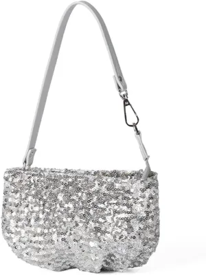 Sparkling Clutches Purse Glitters Evening Bag Sequins Wedding Handbag for Women Girls Chain Crossbody Shoulder Bags