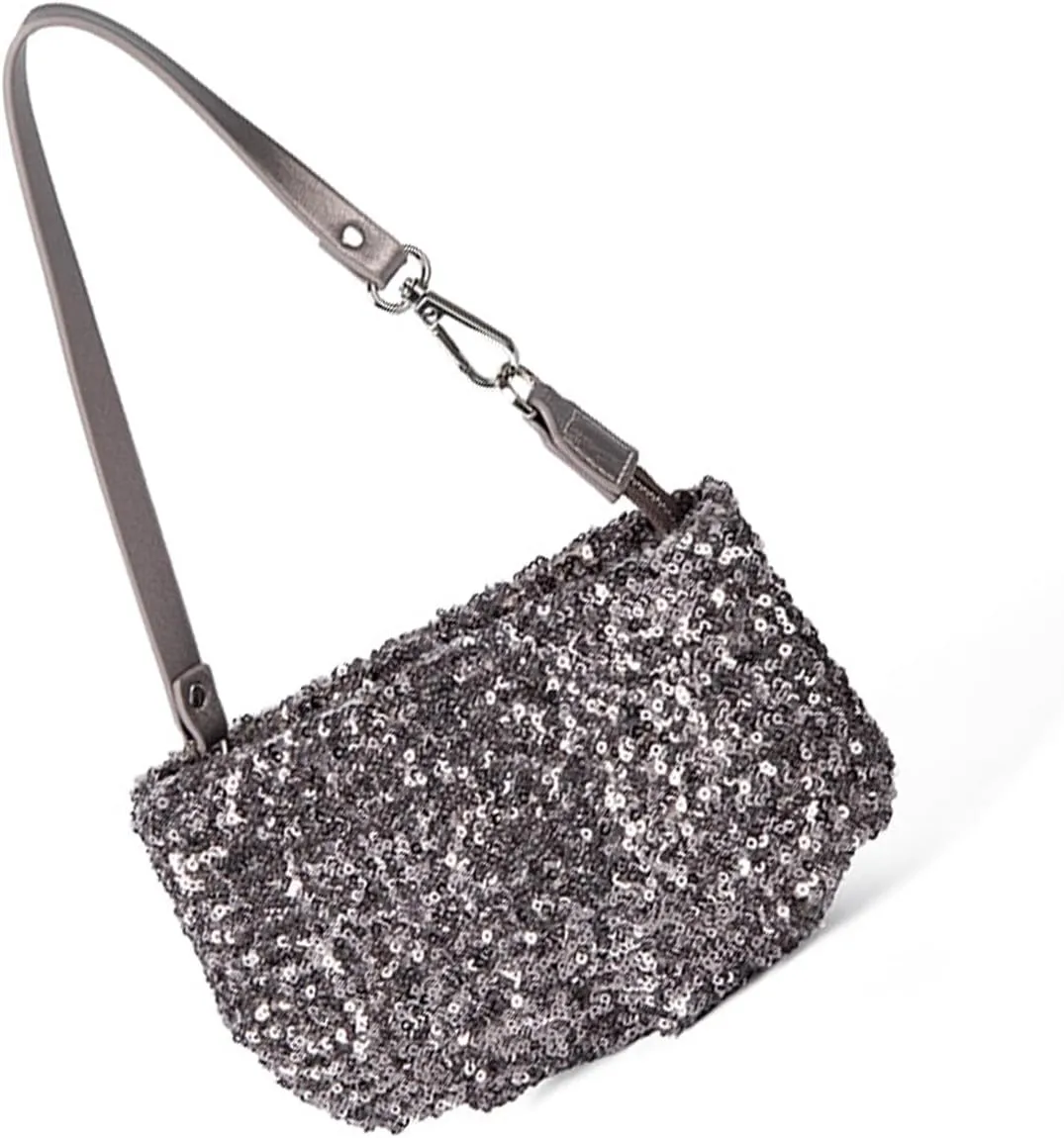 Sparkling Clutches Purse Glitters Evening Bag Sequins Wedding Handbag for Women Girls Chain Crossbody Shoulder Bags